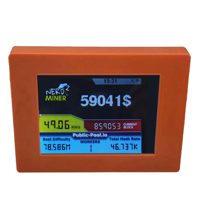 Nieuwe NerdMiner V2 Plus Model 300KH/s* 2 S19 Mini BTC Loterij Solo