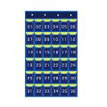 5X 36 Numbered Pockets Chart Cell Phone Hanging Organizer Hanging Storage Bag.