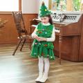 New Year Kids Santa Tree Toddler Baby Green Xmas Clothes Party Green Dress Set For Children Christmas Costume Christmas Tree Set. 