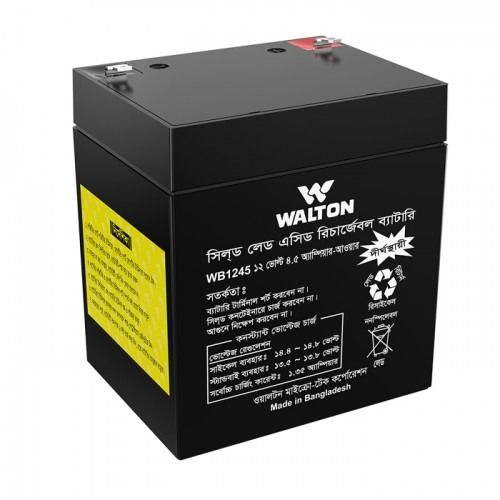 12V 4.5Ah Sealed Lead Acid Battery For Rechargeable Fan & Kid’s Toy