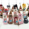 3D Winter Women Gift Thick Fluffy Velvet For Year Sock Fleece Christmas Coral Christmas Sockss.