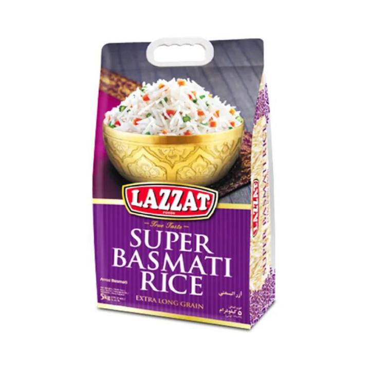 Lazeez Rice Lazzat Super Basmati Rice 5kg (Pakistan) | Daraz.com.bd