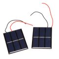 2pcs 1.5V 400mA 80x60mm Micro-Mini Power Solar Cells For Solar Panels. 