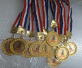 Golden COLOR Cricket Medal 1 pcs.
