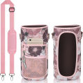 2L/64OZ Water Bottle Set Large Capacity Motivational Water Bottles with Straw and Sleeve Outdoor Sport Drinkware Gift.