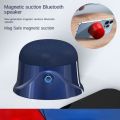 2023 new MagSafe magnetic absorption Bluetooth speaker mini portable subwoofer small gift speaker. 