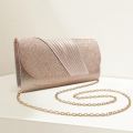 Women Evening Clutch Bag Female Crystal Day Clutch Wedding Purse Party Banquet Black Silver Clutches Bag Sequin Shoulder Bag.