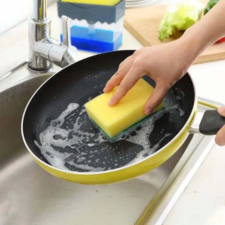 Multifunctional%20Sponge%20Rack%20Soap%20Dispenser%20Manual%20Liquid%20Soap%20Pump%20Dispenser%20and%20Sponge%20holder%20-%20Image%202