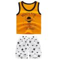 Children Sets Kids Vest Suit 2PCS Set Summer Cotton T-Shirt Girl Shorts Clothes Children Boys Girls Sleeveless Suit Wear Cloth.