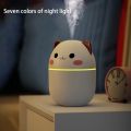 Cute Pet Air Humidifier Colorful Light Essential Oil Diffuser Aroma Diffuser Mist Maker Air Freshener For Car And Home. 