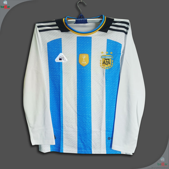 Argentina World Cup Full Sleeve Football For Man - Long Sleeve t shirt - Argentina Jersey 2026
