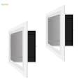 2x Wooden Photo Frame, Frame Front Opening Card Display, Glass Floating Front Open Artwork Picture Frame for Living Room, Baby Shower. 