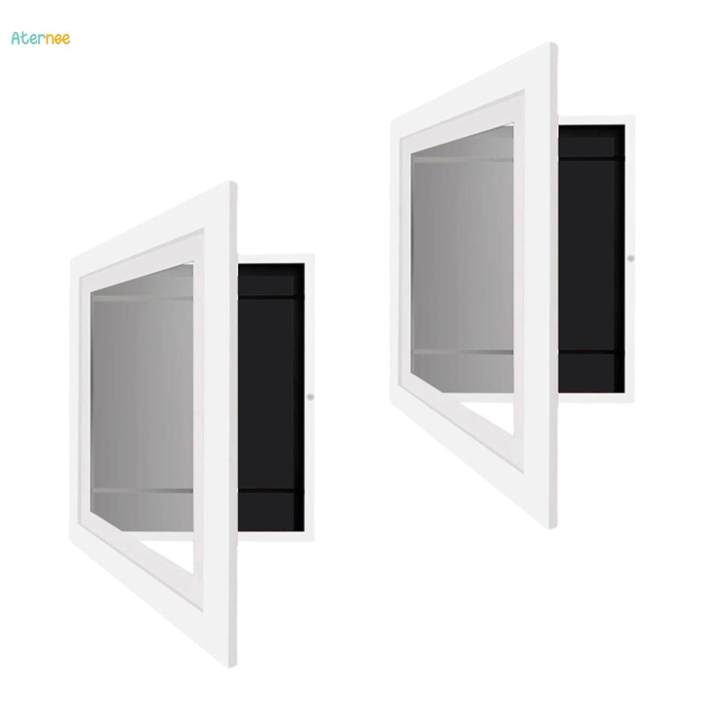 2x%20Wooden%20Photo%20Frame,%20Frame%20Front%20Opening%20Card%20Display,%20Glass%20Floating%20Front%20Open%20Artwork%20Picture%20Frame%20for%20Living%20Room,%20Baby%20Shower%20-%20Image%202