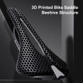 3D Printed Bike Saddle Shock Absorbing Bike Seat Replacement Lightweight for Outdoor. 