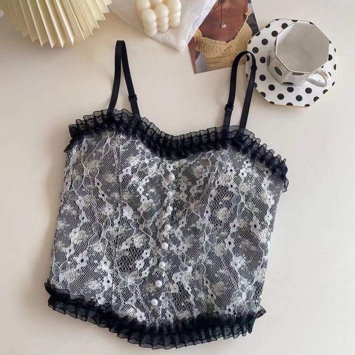 Fashion%20Style%20Back%20Shaping%20Safety%20Pearl%20plus-Sized%20plus-Sized%20Adjustable%20Shoulder%20Strap%20Wrapped%20Chest%20Lace%20All-Match%20Underwear%20Women%20-%20Image%206