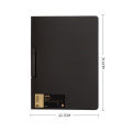 Plastic Material Folder Portable Transparent Waterproof File Organizer Reusable A4 Size Storage Bag for Office Use Student. 