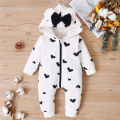 (New) baby clothes eye-catching super soft cotton baby winter warm romper newborn costume for autumn. 