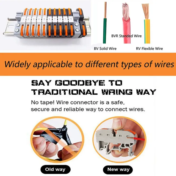 DIN%20Rail%20Terminal%20Blocks%20Kit,%20with%20Universal%20Compact%20Connectors,%20Connection%20Bar,%20Marker%20Strip,%20Screws,%2028-12%20AWG%20-%20Image%205