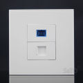 【YIYANGMAOYI111】SeTo 86 Type Optical SC + RJ11 Telephone Panel Outlet Wall Plate Keystone. 