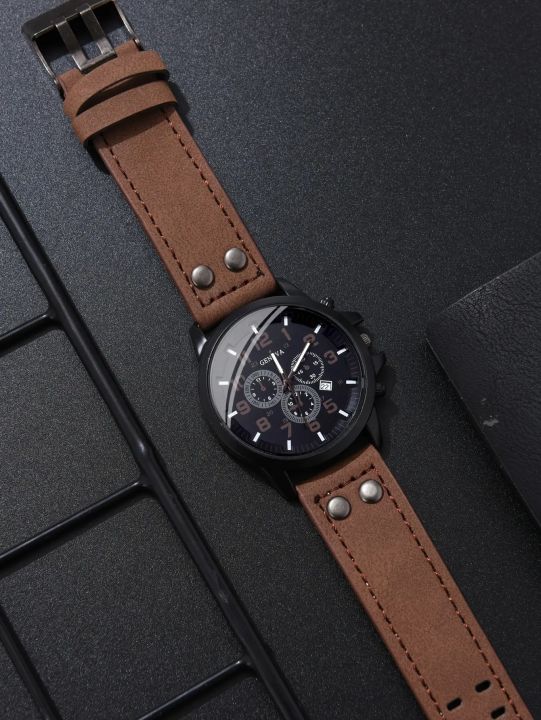 Watch%20+%20Bracelet%202023%20Minimalist%20Men's%20Fashion%20Leather%20Strap%20Watches%20Simple%20Men%20Business%20Stainless%20Steel%20Mesh%20Belt%20Quartz%20Watch%20-%20Image%202
