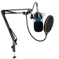 Professional BM 800 Condenser Microphone Full Studio Setup - BM800 Complete Package Price Mic Condenser Microphone For Studio Recording or Youtuber Youtube Channel Tiktok Computer Karaoke KTV. 