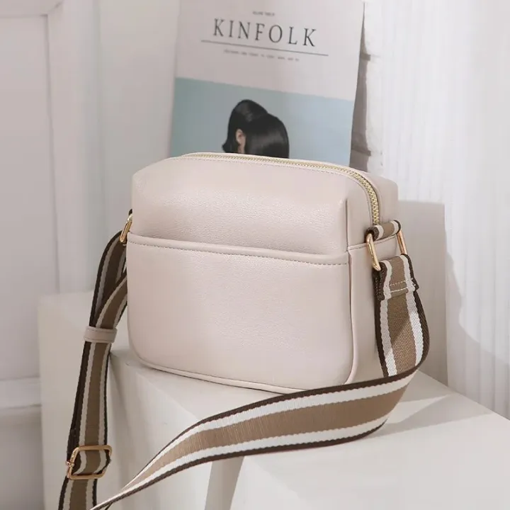 Solid%20Square%20Women%20Crossbody%20Bags%20Wide%20Fabric%20Strap%20Crossbody%20Bag%20Ladies%20Fashion%20Handbags%20Zipper%20Leather%20Women%20Shoulder%20Bags%20-%20Image%203