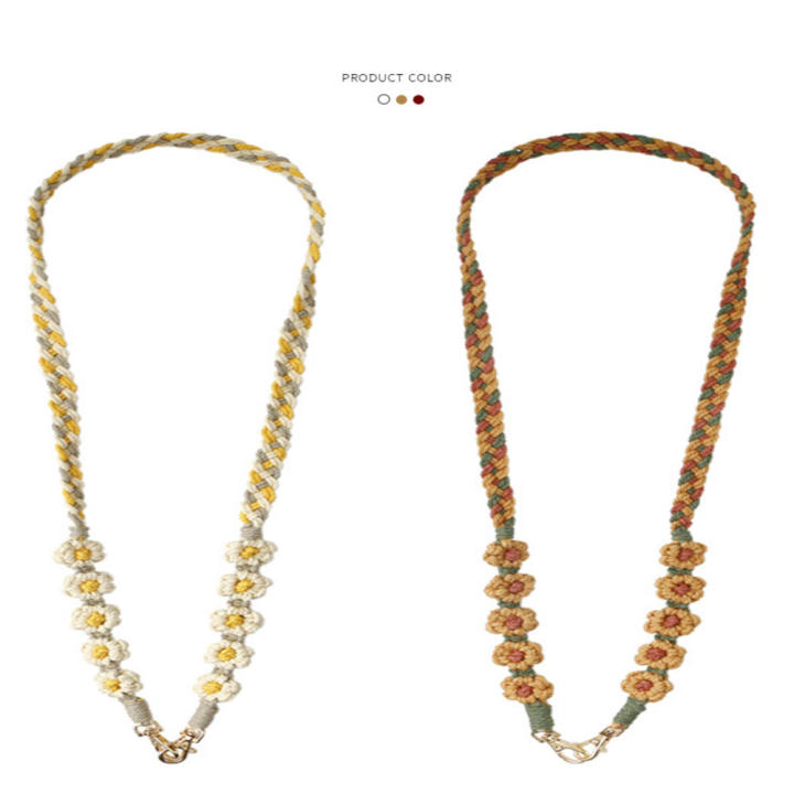 Pastoral%20Style%20Strap%20Competitor%20Links:%20Badge%20Holder%20Creative%20Daisy%20Sling%20Lace%20Woven%20Rope%20Charms%20Lanyards%20Lanyards%20For%20Keys%20Lanyard%20-%20Image%209
