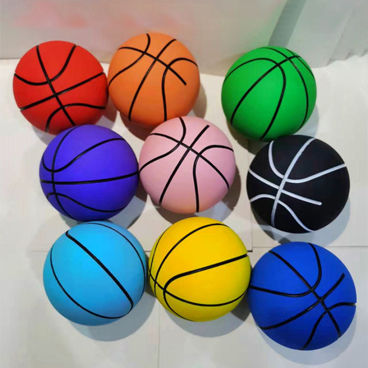 6CM Ultra-high Elastic Mini Rubber Small Basketball Decompression Hollow Elastic Ball Children's Toy MINI Basketball