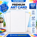 PaperTree Swedish Board Art Card A4 10 Sheets Premium Drawing Craft & Art Paper Set. 