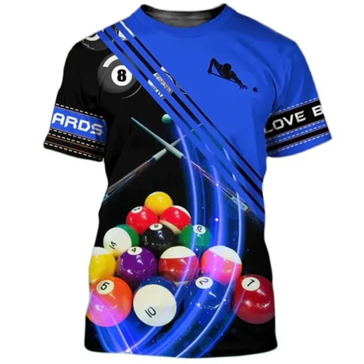 Billiards%20Snooker%20Print%20Shirt%20Men's%20T-shirt%20Tops%20Summer%20Casual%20Sweatshirt%20Oversized%20Short%20Sleeve%20Pullover%20Personalized%20Clothes%20-%20Image%207