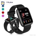 Smart Watch  D116+ PLUS Smart Bracelet Fitness Band Waterproof Smart Digital Watch. 