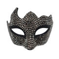 Halloween Mask Concert Show Mask High-end Diamond Prom Half Face European and American Fashion Party Rhinestone Eye Mask.