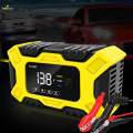 Smart Car Battery Charger Trickle Charger Protection Versatile Battery Maintainer for Yellow. 