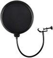 Wind Pop Filter For Microphone With Adjustable Arm.