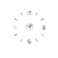 Luxury Decor 3D DIY Wall Clock,Round Stylish Modern Wall Clock,Battery Operated Non-Ticking Hanging Clocks,for Office,Dining Room,Class Room 30 cm by Doob Cart.