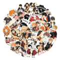 Haikyuu 50-Piece Sticker Set for notebook , diary, laptop etc. 