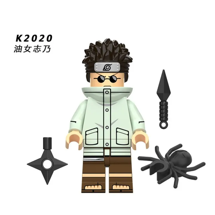 %E3%80%90Yurui%E3%80%91Green%20Cat%20IN%20STOCK%20Lego%20Naruto%20Minifigures%20Toys%20Rock%20Aburame%20Shino%20Figurines%20Building%20Toy%20-%20Image%202