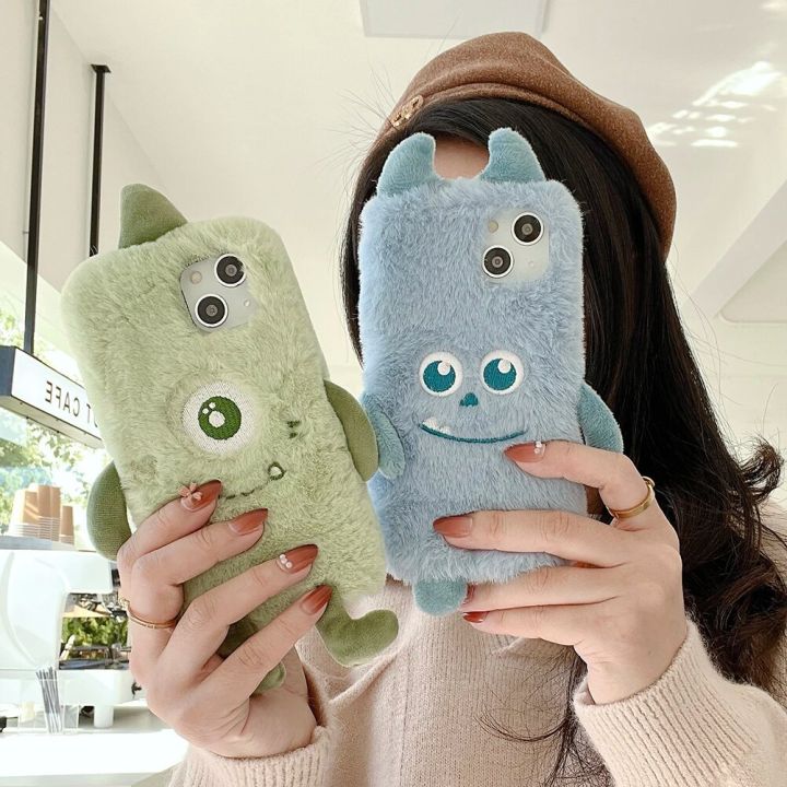 Plush Fluffy Fur Phone Case for Moto Motorola G20 G30 G10 G22 G32 G31 G41 G51 G52 G62 G71 G72 G50 G60 G60S Cover Coque Fundas