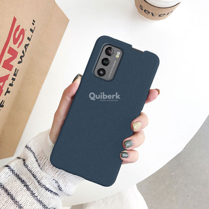 Quiberk%20for%20LG%20Wing%205G%20Ultra-Thin%20Matte%20Hard%20PC%20Sandstone%20Phone%20Protection%20Back%20Cover%20-%20Image%204