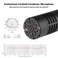 TAKSTAR CM-63 Professional Diaphragm Condenser Microphone Moisture Resistant XLR Cardioid Mic - black.