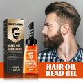Mens Hair Gel, East Moon Hair Oil Head Gel, 2 In 1 Hair Wax Gel with Comb, Hair Setting Gel With Dip Comb Men Care Styling 100ml. 