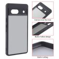 Matte Black TPU + PC Phone Case For Google Pixel 8 Pro/Google Pixel 7a/Google Pixel 8/Google Pixel 8a. 