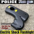 Outdoor fully handheld stun gun, rechargeable stun gun, LED, portable female tool. 