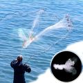 Nylon Fishing Net Three Layer Monofilament Gill Net Mesh Fish Mesh Trap Outdoor Fishing Tackles 8/15/20/30m Long 0.7/1m High.