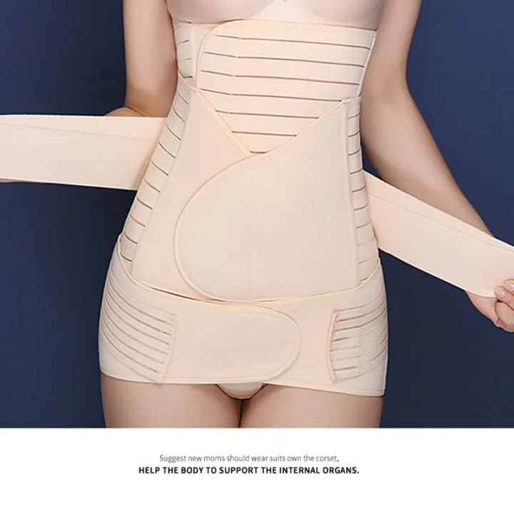 Postpartum%20Belly%20Band%20Wrap%203%20in%201%20Belt%20C%20section%20Recovery%20Girdle%20Women%20Body%20Shaper%20Waist%20Shapewear%20Abdominal%20Binder%20Post%20Surgery%20-%20Image%205