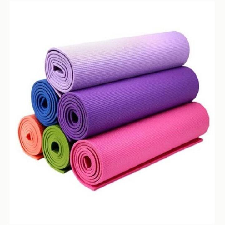 Premium Durable Eco-Friendly Yoga Mat with Non-Slip Texture for Fitness and Pilates - New