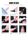 Lanmuiar 11pcs set 3 Color Polygel Nail Kit Nail Builder Kit Nail Extension Kit with UV Lamp Top Coat Base Coat All-in-One for Nail Starter Different Nail Art Ideas DIY Home Manicure. 