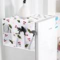 Waterproof Fridge Cover Anti-dust PEVA Printed Pattern Cloth Cloth Cover Dustproof Refrigerator With Machine Storage Washin B8R4.
