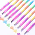 New 210P Multi Color Rainbow Refill Highlighter Gel Ink Pen Refill chool upplie. 
