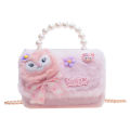 New kids bag cartoon cute little girl pearl tote bag little fragrance princess plush shoulder cross-body bag. 